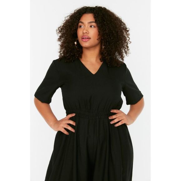 NWT Trendyol Woven Plus Size Overalls - Picture 3 of 6
